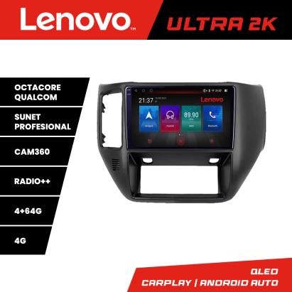 Navigație Android Nissan Patrol 2005-2011 QLED 4+64GB 4G GPS Lenovo