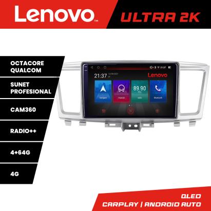 Navigație Android Infiniti QX60 2014-2020 QLED 4+64GB GPS 360 Lenovo