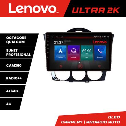Navigatie Mazda RX-8 2008-2011 Android QLED 4+64GB GPS 360 Lenovo