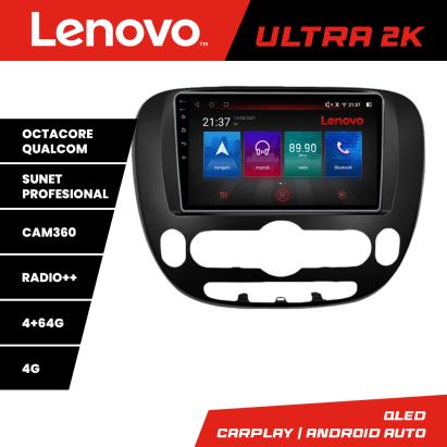 Navigație Android Kia Soul 2014-2019 QLED GPS 4G 4GB+64GB Lenovo