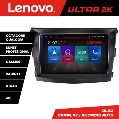 Navigatie Android SsangYong Tivoli 2015-2019 QLED 4GB+64GB 360 Lenovo