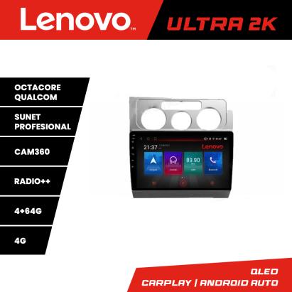 Navigație Android Lenovo pentru VW Touran 2003-2010, QLED, 4+64GB