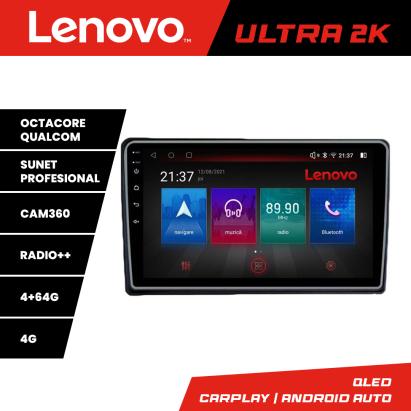 Navigație Android Lenovo QLED 4+64 pentru Ford Transit, Focus, Kuga