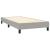 Pat continental cu saltea, gri deschis, 80x200 cm, textil GartenMobel Dekor