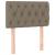 Pat box spring cu saltea, gri taupe, 80x200 cm, textil GartenMobel Dekor