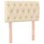 Pat box spring cu saltea, crem, 80x200 cm, textil GartenMobel Dekor