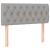Pat box spring cu saltea, gri deschis, 90x190 cm, textil GartenMobel Dekor