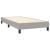 Pat box spring cu saltea, gri deschis, 100x200 cm, textil GartenMobel Dekor