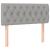 Pat box spring cu saltea, gri deschis, 100x200 cm, textil GartenMobel Dekor