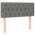 Pat box spring cu saltea, gri închis, 100x200 cm, textil GartenMobel Dekor