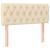 Pat box spring cu saltea, crem, 100x200 cm, textil GartenMobel Dekor