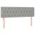 Pat box spring cu saltea, gri deschis, 140x190 cm, textil GartenMobel Dekor
