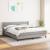 Pat continental, gri deschis, 180x200 cm, material textil GartenMobel Dekor