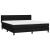 Pat box spring cu saltea, negru, 180x200 cm, catifea GartenMobel Dekor