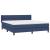 Pat box spring cu saltea, albastru, 180x200 cm, material textil GartenMobel Dekor