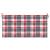 Pernă bancă de grădină, roșu carouri, 120x50x3cm, textil Oxford GartenMobel Dekor