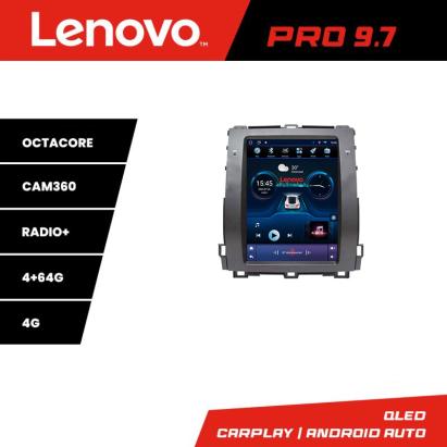 Navigație Tesla Toyota Prado J120 2002-2009, 4+64GB, 4G, CarPlay, 360