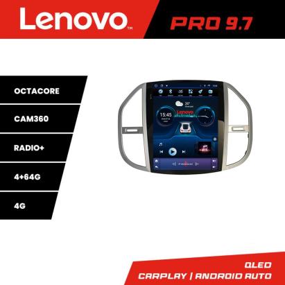 Navigație Tesla Mercedes Vito W447 2016+ cu 4G, CarPlay, Android Auto și 4+64GB
