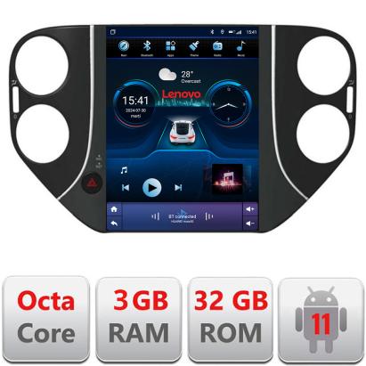 Navigație VW Tiguan 2007-2012 tip Tesla cu 4G, GPS, CarPlay și Android Auto