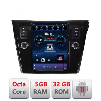 Navigație Tesla Nissan X-Trail 2013-2018, 4G, CarPlay, Android Auto, 3GB+32GB