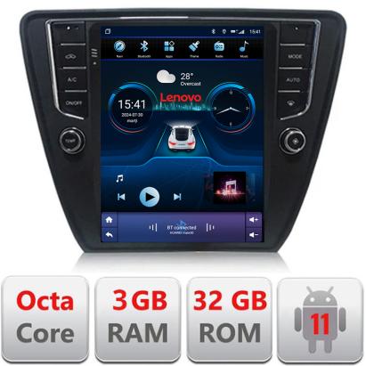 Navigație auto Skoda Octavia 3 cu ecran QLED 9.7 inch, 4G și CarPlay
