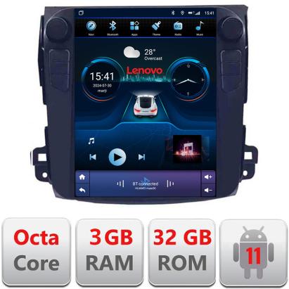 Navigație Tesla Mitsubishi Outlander 2007-2011, 4G, CarPlay, Android Auto