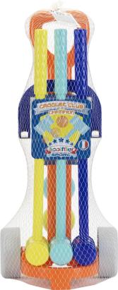 Set croquet pentru copii Ecoiffier cu cărucior și accesorii multicolore
