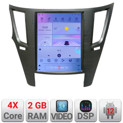 Navigatie Tesla Subaru Legacy si Outback 2010-2014, GPS, CarPlay, 2GB+32GB