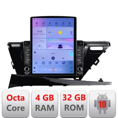 NavigatieToyota Camry 2017-2021 KIT-camry-2018 ecran tip TESLA 9.7" 8 core 4+32 4G DSP Android Radio Bluetooth Internet GPS WIFI
