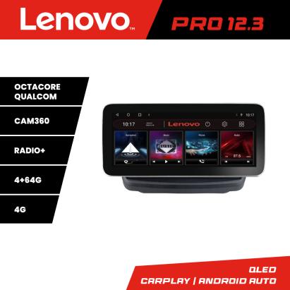 Navigație Hyundai Genesis Lenovo PRO 12.3 inch QLED 4G DSP 4+64GB