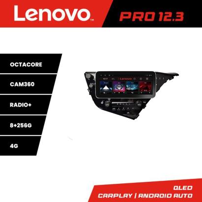 Navigație Toyota Camry 2017-2021 Lenovo PRO 12.3 QLED 8+256GB 4G