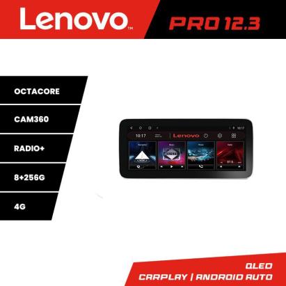 Navigatie Android Lenovo PRO 12.3 QLED 8+256GB pentru SsangYong Rexton 2019+