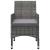 Set mobilier de grădină, 5 piese, gri GartenMobel Dekor