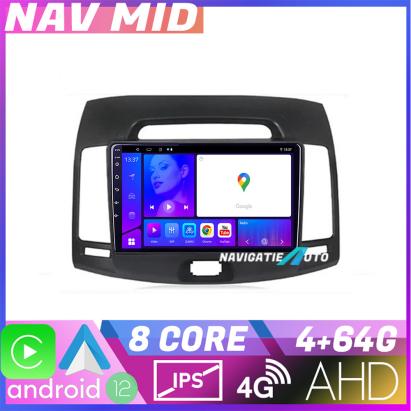 Navigatie Android Hyundai Elantra 2007-2011, 4GB RAM, 64GB, CarPlay