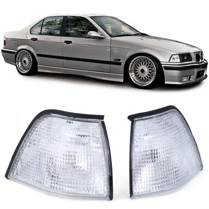 Indicator alb transparent potrivit pentru BMW 3 SERIE E36 Sedan Touring Compact 90-99 Performance AutoTuning