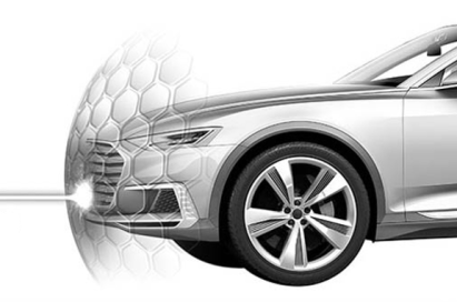 Detector laser auto Kiyo Ultimate cu 2, 3 sau 4 senzori discreți