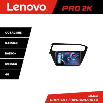 Navigatie Android Hyundai i20 2014-2019 Lenovo QLED 2K 12GB+256GB
