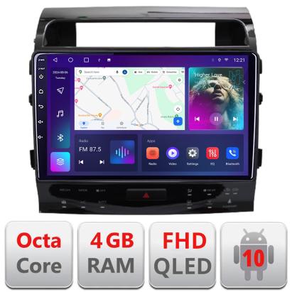Navigatie Toyota Land Cruiser J150 2010-2018 Android QLED 4GB+64GB