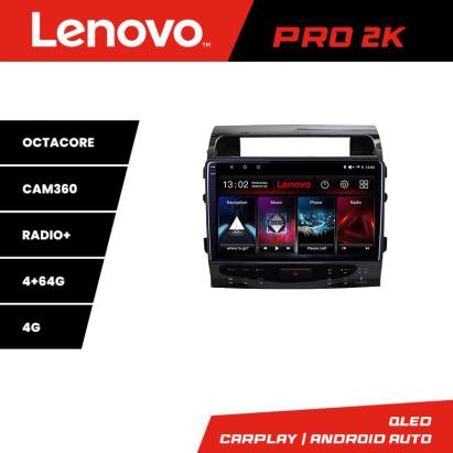 Navigație Toyota Land Cruiser J150 2010-2018 Lenovo QLED 2K 4GB+64GB Android