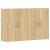 Dulapuri montate pe perete 2 buc stejar Sonoma, lemn prelucrat GartenMobel Dekor