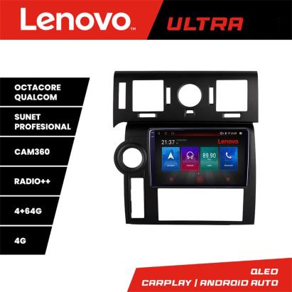 Navigație Android Lenovo pentru Hummer H2 2002-2008, QLED, 4GB+64GB