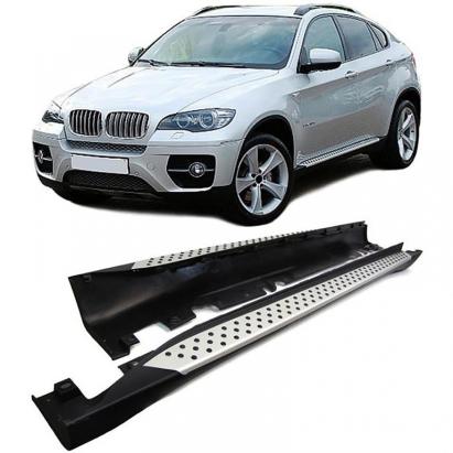 Trepte laterale din aluminiu cu protecție OE, stil ABE, potrivite pentru BMW X6 E71 E72 08-14 Performance AutoTuning