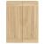 Dulapuri montate pe perete 2 buc stejar Sonoma, lemn prelucrat GartenMobel Dekor