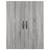 Dulap înalt, gri sonoma, 69,5x34x180 cm, lemn compozit GartenMobel Dekor