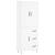 Dulap înalt, alb, 69,5x34x180 cm, lemn compozit GartenMobel Dekor