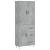 Dulap înalt, gri beton, 69,5x34x180, lemn compozit GartenMobel Dekor