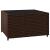 Set mobilier de grădină cu perne, 3 piese, maro, poliratan GartenMobel Dekor