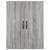 Dulap înalt, gri sonoma, 69,5x34x180 cm, lemn compozit GartenMobel Dekor