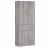 Dulap înalt, gri sonoma, 69,5x34x180 cm, lemn compozit GartenMobel Dekor