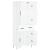 Dulap înalt, alb, 69,5x34x180 cm, lemn compozit GartenMobel Dekor